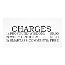 Charges Picture Card