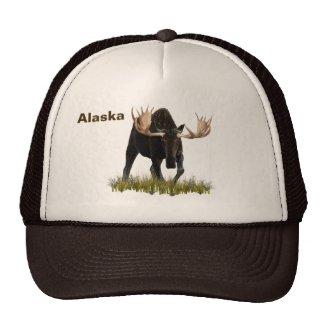 Charging Bull Moose Hat