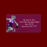 Charging Tigress Address Label labels
