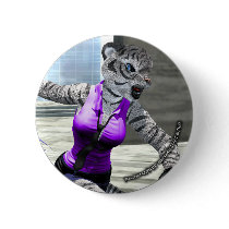 Charging Tigress Button