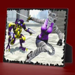 Charging Tigress Plaque plaques