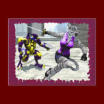 Charging Tigress Postcard postcards
