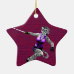 Charging Tigress Star Ornament