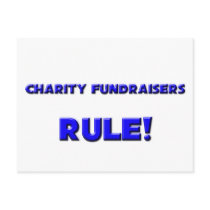 Charity Fundraisers Rule! postcards