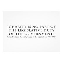 Charity is No Part Legislative Duty of Government Custom Invitation