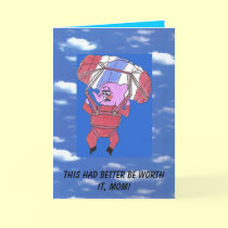 Charity Parachute Jump cards