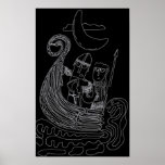 Charles and Rufus as Vikings Posters