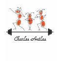 Charles Antlas™_tri-pose barbell Tanktop