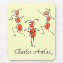 Charles Antlas™_tri-pose mousepads by Artful_Animalz Charles Antlas™_tri-pose mousepads