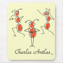 Charles Antlas™_tri-pose mousepads by Artful_Animalz Charles Antlas™_tri-pose mousepads