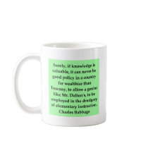 Charles Babbage quote Coffee Mug