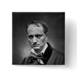 Charles Baudelaire - Vintage Photo 1878 Buttons