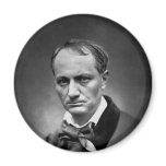 Charles Baudelaire - Vintage Photo 1878 Fridge Magnet