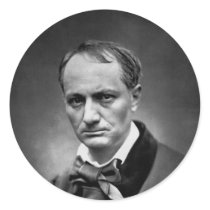 Charles Baudelaire - Vintage Photo 1878 Stickers
