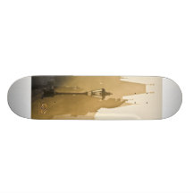 Charles Bridge Prague Morning Skateboard