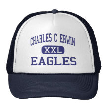 Charles C Erwin Eagles Middle Salisbury Trucker Hats