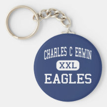 Charles C Erwin Eagles Middle Salisbury Keychain