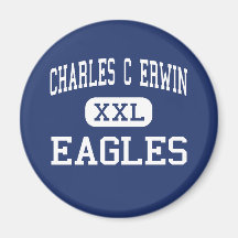 Charles C Erwin Eagles Middle Salisbury Fridge Magnets