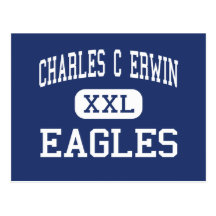 Charles C Erwin Eagles Middle Salisbury Post Card