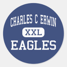 Charles C Erwin Eagles Middle Salisbury Sticker