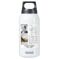 Charles Darwin (Darwin HMS Beagle Phylogenetics) 10 Oz Insulated SIGG Thermos Water Bottle