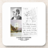 Charles Darwin (Darwin HMS Beagle Phylogenetics) Drink Coasters