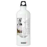 Charles Darwin (Darwin HMS Beagle Phylogenetics) SIGG Traveler 1.0L Water Bottle