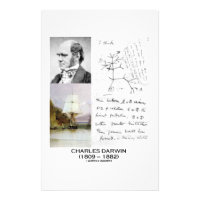 Charles Darwin (Darwin HMS Beagle Phylogenetics) Stationery