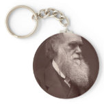 Charles Darwin Keychain