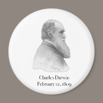 Charles Darwin magnets
