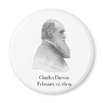 Charles Darwin magnets
