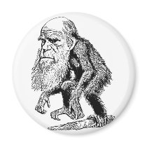 Charles Darwin Original Illustration Refrigerator Magnets