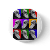 Charles Darwin Pop Art Gifts for All Ages buttons by gailg1957 Charles Darwin Pop Art Gifts for All Ages buttons
