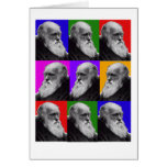 Charles Darwin Pop Art Gifts for All Ages cards