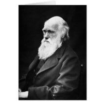 Charles Darwin Portrait Card