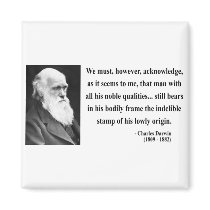 Charles Darwin Quote 1b Fridge Magnet