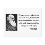 Charles Darwin Quote 1b Post Card
