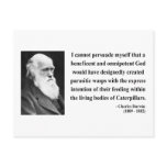 Charles Darwin Quote 2b Postcards