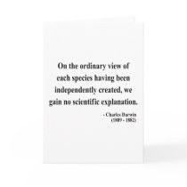 Charles Darwin Quote 3a Card