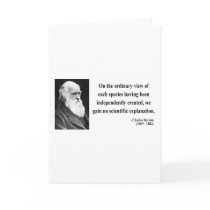 Charles Darwin Quote 3b Card
