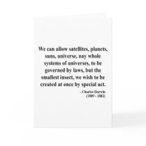 Charles Darwin Quote 4a Cards