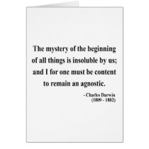 Charles Darwin Quote 5a Greeting Cards