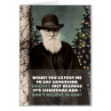 Charles Darwin Snarky Christmas Card