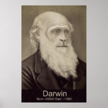 charles darwin poster