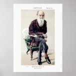 Charles Darwin Vanity Fair Illustration Posters