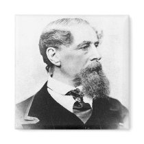 Charles Dickens Photo Refrigerator Magnet