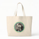 Charles Dickens Portrait With Quote Canvas Bags