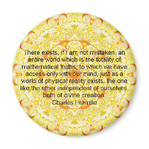 Charles Hermite quotation about math and truth Magnet