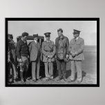 Charles Lindbergh and Orville Wright 1927 posters