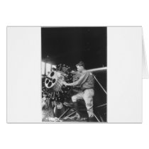 Charles Lindbergh Circa 1927 Greeting Cards
